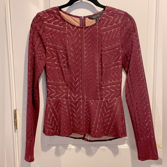 Top Licou BCBG Taille XS - Coton, Imprimé Géométrique Multicolore, Occasion Bon état